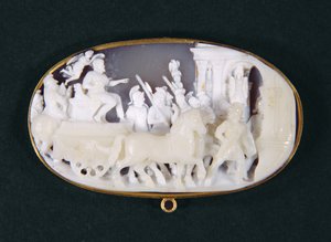 The Arrival of Cosimo I de Medici in Siena, cameo, Italian, 16th century by Domenico Compagni